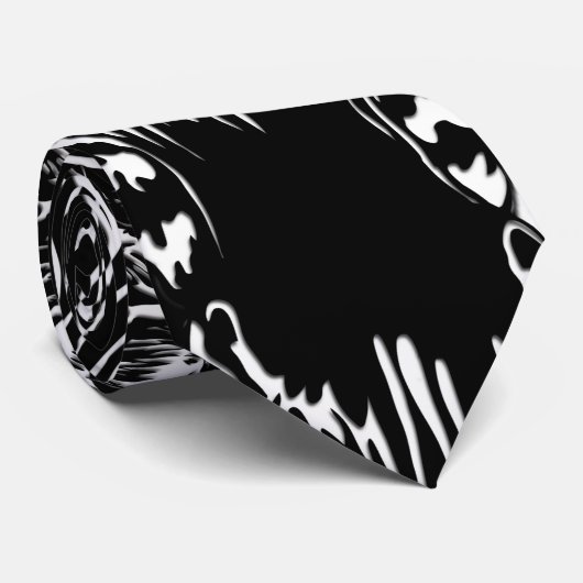 Cravate Tête Zebra unique sur Zebra Print (Roulé)