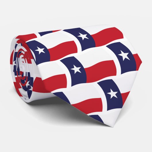 Cravate Texas Flag Tie (Roulé)