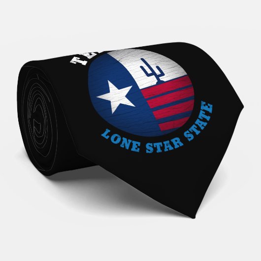 CRAVATE TEXAS LONE STAR STATE FLAG (Roulé)