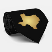 Cravate Texas State Metallic Gold (Roulé)