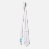 Cravate Texte Bleu Nouveau Cadeaux Papa (Dos)