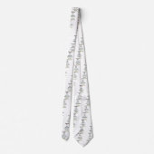 Cravate Texte drôle de week-end (Dos)