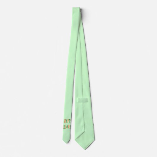 Cravate Texte du festival d'Halloween (Dos)