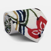 Cravate Textile japonais Kimono vintage (Bingata) (Roulé)