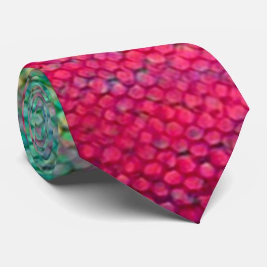 Cravate Texture acrylique Artisan Arc-en-ciel (Roulé)