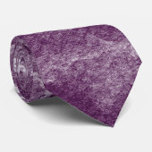 Cravate Texture aquarelle violet prune profond (Roulé)