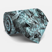 Cravate Texture bleu gris foncé (Roulé)