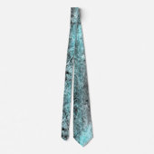 Cravate Texture bleu gris foncé (Dos)