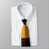 Cravate Texture de bûcheron de jaune de plaid de Buffalo (Attaché)