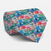 Cravate Texture de crayons (Roulé)