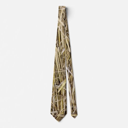 Cravate texture de la balle de foin sec (Devant)