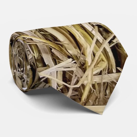 Cravate texture de la balle de foin sec (Roulé)