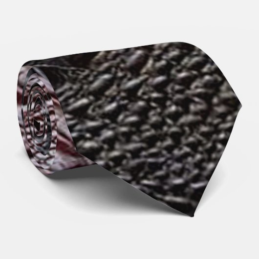 Cravate Texture de la peau de serpent (Roulé)