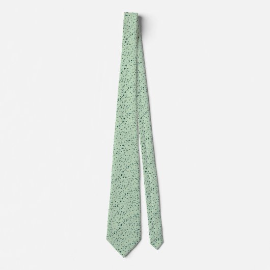 Cravate Texture de marbre vert menthe (Devant)