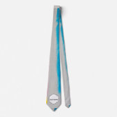 Cravate Texture de rayures d'aquarelles (Devant)