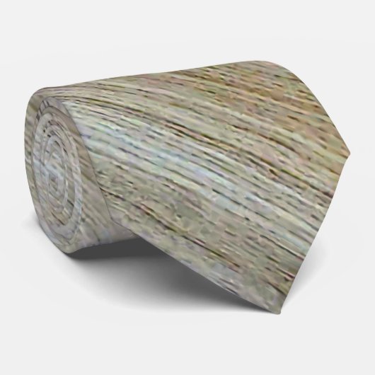 Cravate Texture du grain de bois (Roulé)