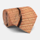 Cravate Texture en bois (Roulé)