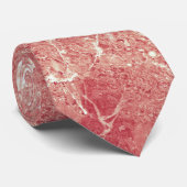 Cravate Texture rose en marbre d'or (Roulé)