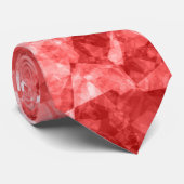 Cravate Texture rouge dégraissée (Roulé)