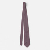 Cravate Texture Tissé Mauve Poussiéreux (Dos)