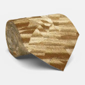 Cravate Textures d'or (Roulé)