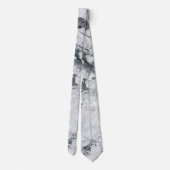 Cravate Textures en pierre blanche série 5 (Dos)