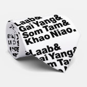 Cravate Thai Isaan Street Food (Roulé)