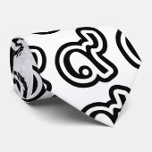 Cravate Thaïlande Lucky Number 9 / Neuf / ๙ (Gao/Kao) Thai (Roulé)