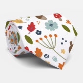 Cravate Thanksgiving Automne Couleurs Jours de Fêtes Thème (Roulé)