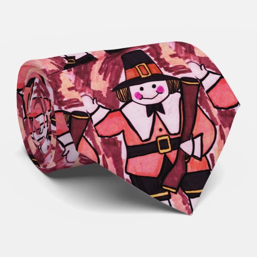 CRAVATE THANKSGIVING PILGRIM (Roulé)