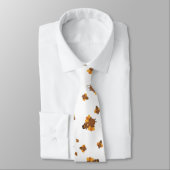 Cravate Thanksgiving white BG Turkey Neck Tie (Attaché)