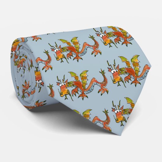 Cravate Thare Be Dragons (Roulé)