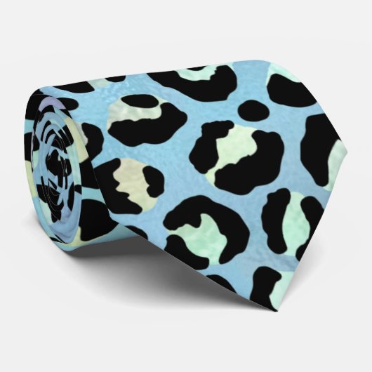 Cravate The Iridescent Leopard Series Design 8 (Roulé)