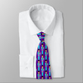 Cravate The Purple Pixie – Funk Legend Pattern Tie (Attaché)