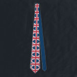 Cravate The Union Jack British Flag Neck Tie<br><div class="desc">Neck tie with The Union Jack flag design. This United Kingdom flag design is a great way to show you are proud to be British.</div>