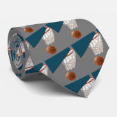 Cravate Thème basketball (Roulé)