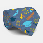 Cravate Thème cool Bleu (Roulé)