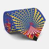 Cravate Thème de cirque Dotty Radiant Motion (Roulé)