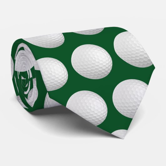 Cravate Thème de golf des Mens (Roulé)