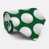 Cravate Thème de golf masculin (Roulé)