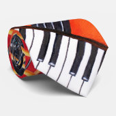 Cravate Thème de musique (Roulé)