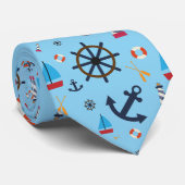 Cravate Thème nautique Thunder_Cove (Roulé)