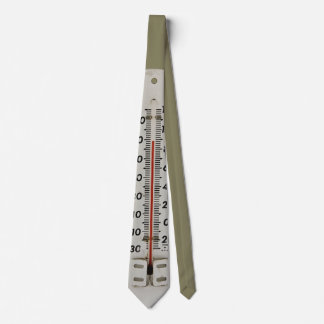 Cravate thermomètre vintage