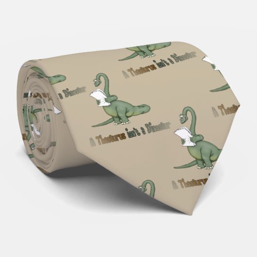 Cravate Thesaurus Dinosaur (Roulé)