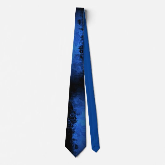Cravate Thin Blue Line Neck Tie (Devant)