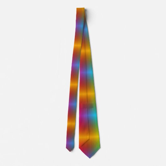 Cravate This rainbow pattern necktie  (Dos)
