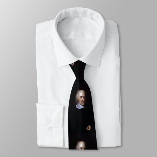 Cravate Thomas Hobbes par John Michael Wright (Attaché)