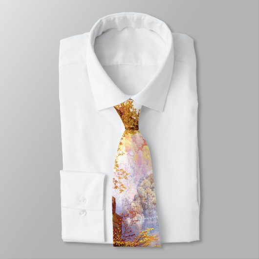 Cravate Thomas Moran - Sous les arbres, l'art (Attaché)