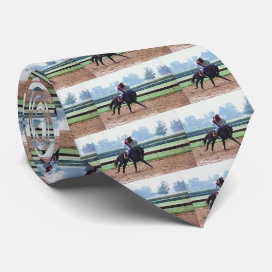 Cravate Thoroughbred course cheval matin entraînement crav (Roulé)