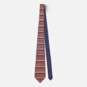 Cravate Threads nomades | Necktie Motif Aztèque (Devant)